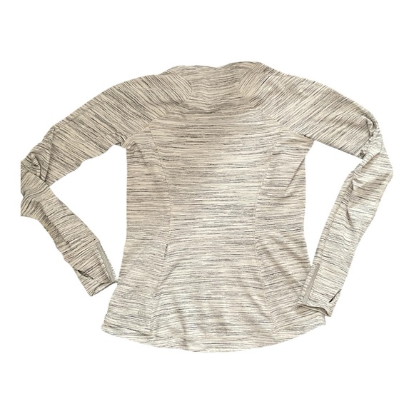 #072, Lululemon Vintage pullover top, zipper pocket in back, size 10 - Picture 2 of 4